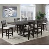 7pc Napa Counter Height Dining Set Dusky Cedar - Steve Silver Co.: Expandable, Farmhouse Style, Seats 8-10 - 2 of 4
