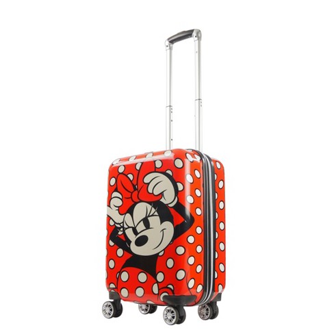 Polka dot cheap hard shell luggage