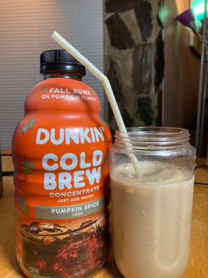 Pumpkin Spice Cold Brew Concentrate: A Dunkin' Delight!