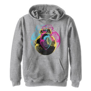 Boy's Star Wars The Last Jedi BB-9E Retro Pop Pull Over Hoodie - 1 of 3