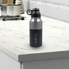 Brentwood GeoJug 40oz Stainless Steel Vacuum Insulated Water Bottle in Black - 3 of 4