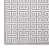 Modway Freydis Greek Key 5x8 Area Rug - White and Light Gray,  100% Polyester Microfiber ,  Tight Low Pile Weave - 2 of 4