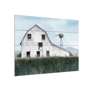 Trademark Fine Art -Grace Popp  'Bygone Barn I' Wood Slat Art - 1 of 4