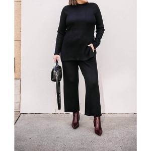 Women's Mockneck Ribbed Sweater - Dex - 1 of 4