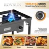 ROVSUN 2 Burner Outdoor Propane Gas Stove 150,000 BTU High Pressure Stand Cooker for Backyard Cooking Camping Home Brewing Canning Frying - 3 of 4