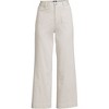 Lands' End Women's High Rise Patch Pocket Chino Crop Pants - 3 of 4