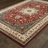 Captiv8e Designs Katherine Traditional Star Medallion Red/Ivory Area Rug - 2 of 3