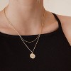 14K Gold Plated Layered Necklace Set 6 Minimalist Pendant Styles - 2 of 4