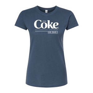 Women's - Coca-Cola - Drink Coke Enjoy Juniors Fitted Graphic T-Shirt - 1 of 3