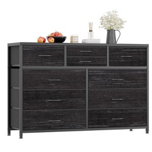 10 Drawer Dresser,TV Stand Entertainment Center Fabric Storage Dressers Drawers for Bedroom, Hallway, Nursery, Closets - 1 of 4