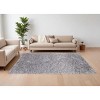 Gray Shag Hand Tufted Area Rug - 2 of 4