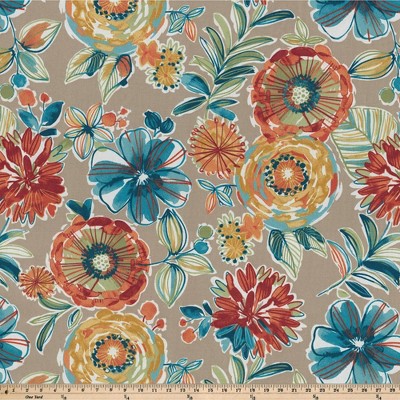 Colsen Floral Multicolor Outdoor Throw Pillows Set