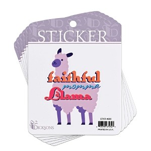 Dicksons Adhesive Sticker Decal for Journaling, Scrapbooking, and Accessory Personalization 3.75 x 4.75 Vinyl Nurse Heal Love Inspire - PACK of 6 - 1 of 1