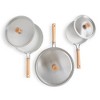 Nordic Ware Cardamom™ 6 Piece Nonstick Frying Pan Set with Lids - 4 of 4