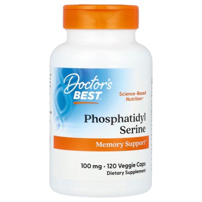 Doctor's Best Phosphatidyl Serine, 100 mg, 120 Veggie Caps