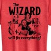 Women's - Wizard of Oz - The Wizard Will Fix Everything Short Sleeve Graphic T-Shirt - 2 of 4