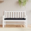 vidaXL Garden Bench Cushion Black 47.2"x19.7"x2.8" Oxford Fabric - 3 of 4