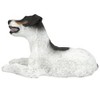 Design Toscano Black & White Jack Russell Puppy Dog Statue