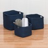 Colonial Mills Carter Basket - Blue 12"x12"x10" 100% Polypropylene Rectangle - 3 of 4