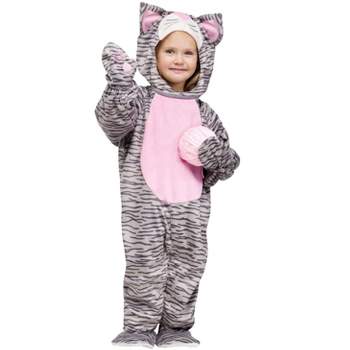 Fun World Little Stripe Kitten Toddler Costume, 3T-4T
