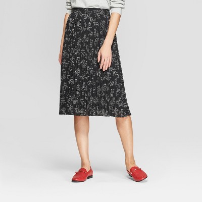 target pleated midi skirt