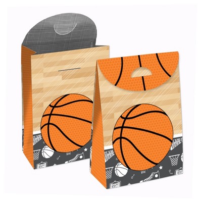 5pcs Basketball-themed Gift Bags For Moon Cake, Candy Or Party Favor