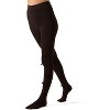Memoi Women's Ribbed Velvety-Bow-Trimmed Cotton Blend Tights - 2 of 4