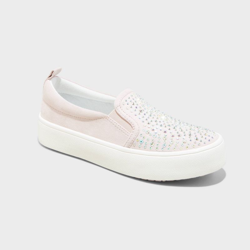 Kids' Hanna Slip on Sneakers - art class™ Light Pink, 1 of 6