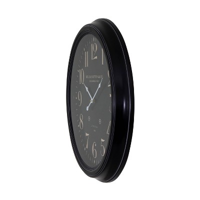 Yosemite Home Decor Grey Oversized Iron Wall Clock - Thumbnail 5