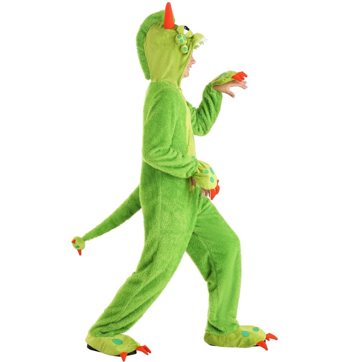 HalloweenCostumes.com Spotted Green Monster Costume for Boys - thumbnail 3