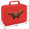 Justice League Wonder Woman Logo Insulated Soft Sided Lunch Box - 2 of 4