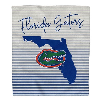 NCAA Florida Gators Ultra Fleece State Stripe Blanket