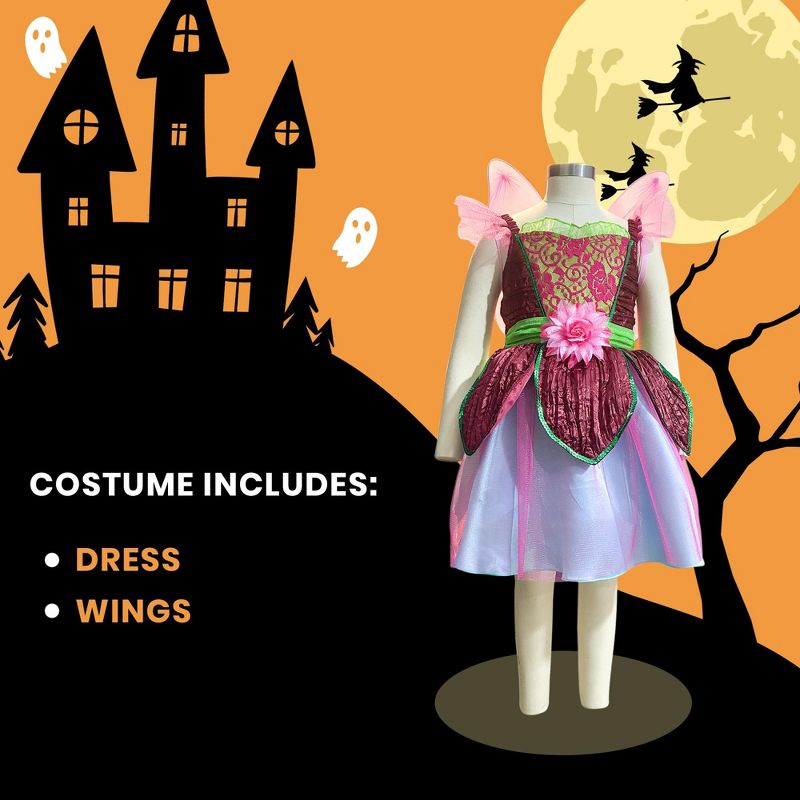 Dassyn Creations Pink Fairy Toddler Costume | 2/4 Years, 3 of 5