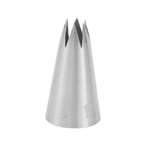 Unique Bargains Piping Tip 304 Stainless Steel Silver Tone 0.51"x0.98"x1.46" 1 Pcs - 1 of 3