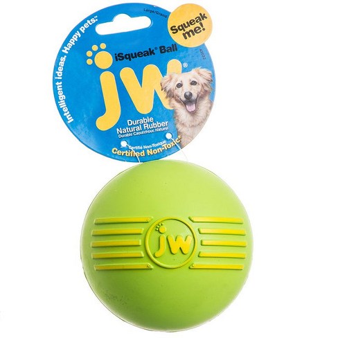 JW Pet iSqueak Bouncin' Baseball Dog Toy, Medium, Color Varies, On Sale