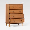 Saracina Home Stiva Classic Mid Century Modern Vertical 4 Drawer Dresser - 2 of 4