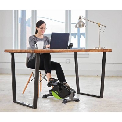 Exercise bike under clearance desk