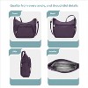 Travelon Anti-theft Classic Crossbody Bucket Bag - 4 of 4