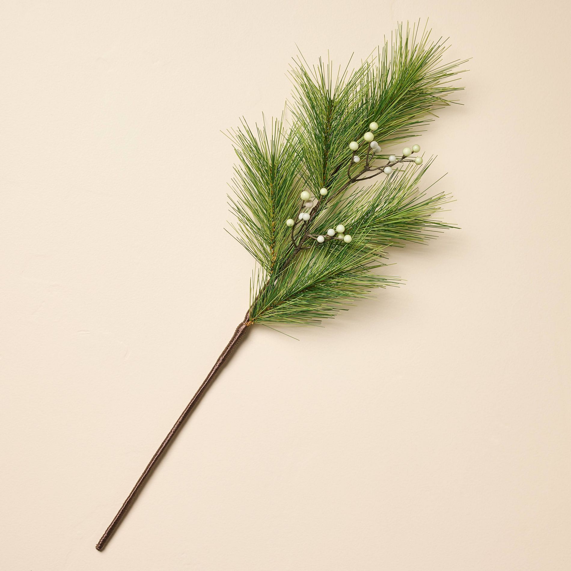 25" Long Needle Pine with White Berry Artificial Stem - Hearth & Hand™ with Magnolia