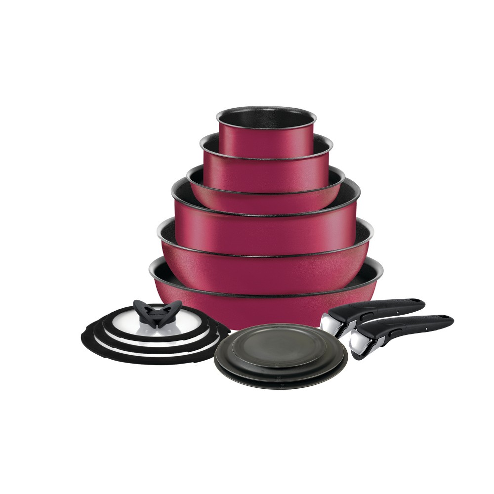 UPC 032406068568 product image for T-Fal 14pc Ingenio Expertise Nonstick Cookware Set Pink | upcitemdb.com