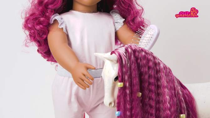 Our Generation Estra &#38; Delta 18&#34; Doll &#38; Foal Hair Play Set, 2 of 9, play video