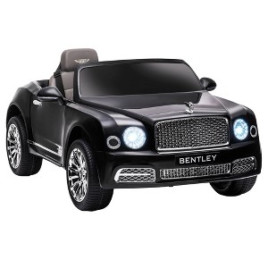 Aosom Bentley 12V Ride on Car with Remote Control, Battery Powered Car with Suspension, Startup Sound, Forward & Backward Function, LED Lights, MP3, Horn, Music, 2 Motors, for 37-72 Months - 1 of 4