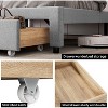 Platform Bed Frame, Padded Headboard, with Storage Drawers and Charging Station, No Spring Mattress Required, Easy to Assemble, Noiseless - 4 of 4