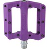 Fyxation Mesa MP Platform Pedals 9/16" Nylon Body 20 Removable Grip Pins Purple - 3 of 4