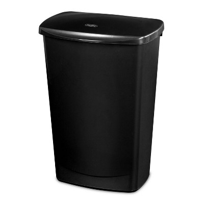 11.4gal LiftTop Wastebasket Black - Room Essentials™