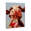 Stupell Industries Baby Cow Milk Box Carton Farm Portrait Canvas Art, 24" x 30" - 2 of 4
