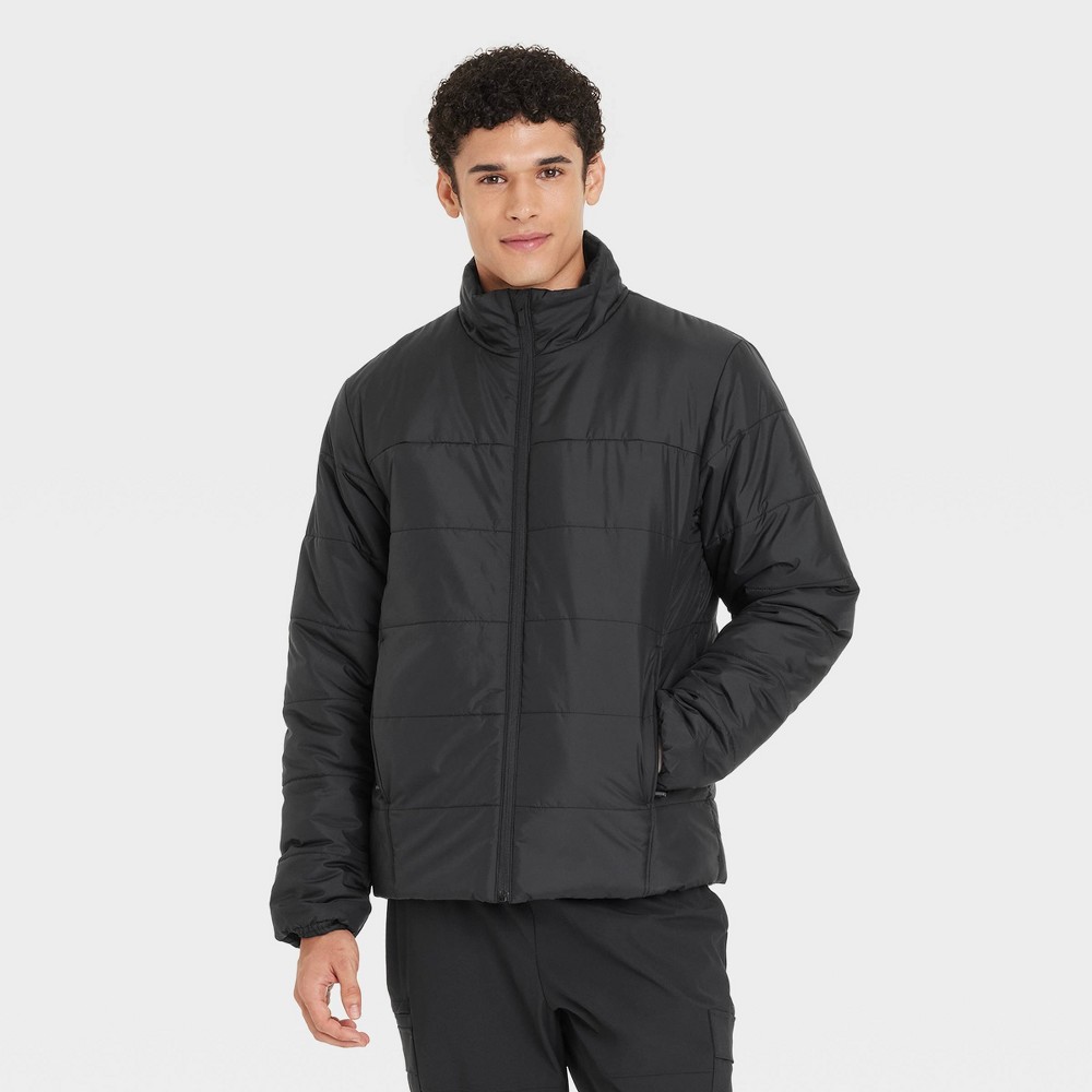 Men's Mid Weight Puffer Jacket with 3M Thinsulate - All In Motion™ Black L