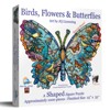 Sunsout Birds, Flowers and Butterflies 1000 pc Special Shape  Jigsaw Puzzle 97095 - 2 of 4