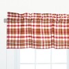 C&F Home Abingdon Plaid Red Valance Collection - 2 of 3