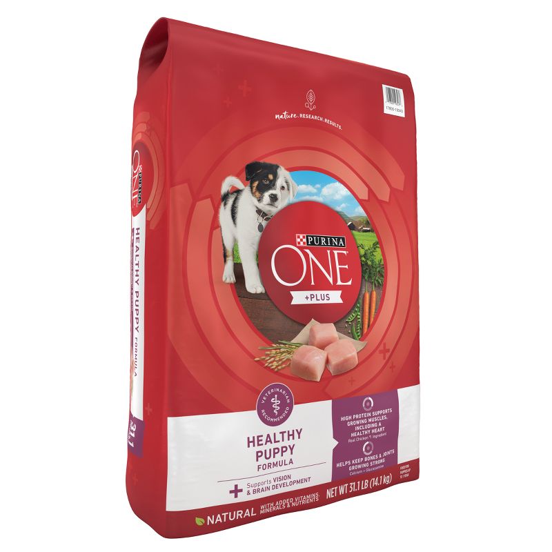 Purina ONE SmartBlend Healthy Puppy Natural Chicken Flavor Dry Dog Food - 31.1lbs, 5 of 9